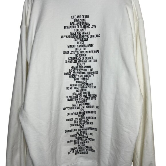Christian Dada Masanori Morikawa Tie Front Graphic Oversized Hoodie Size 50 US M - Picture 10 of 11
